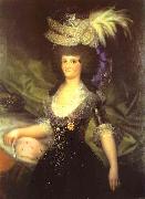Francisco Jose de Goya Queen Maria Luisa painting